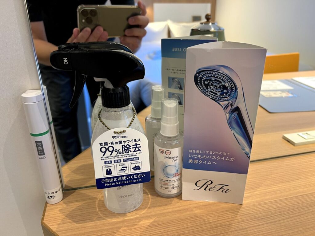 カミシホロホテル 客室 消臭剤
