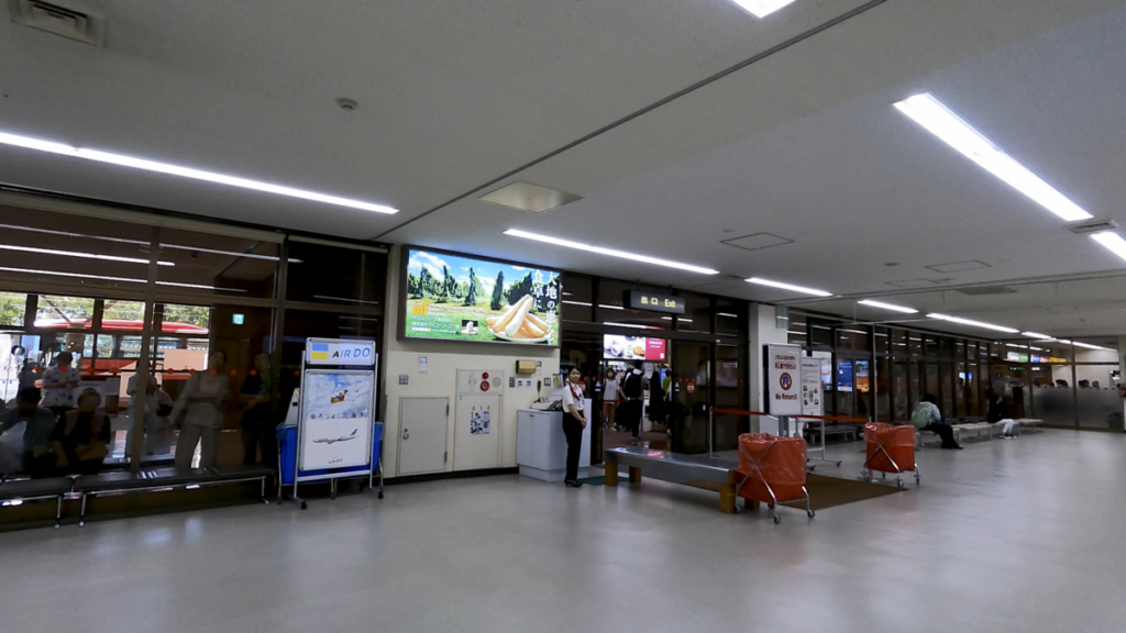 帯広空港 レンタカー 帯広空港出口1