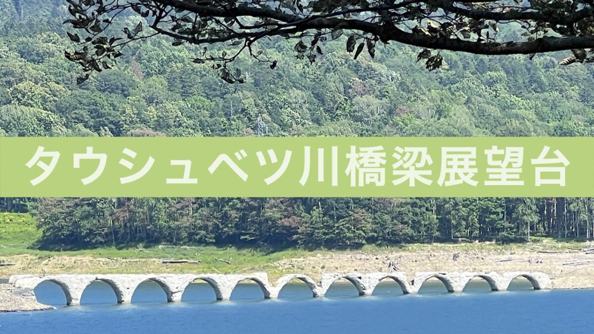 タウシュベツ川橋梁展望台 アイキャッチ画像