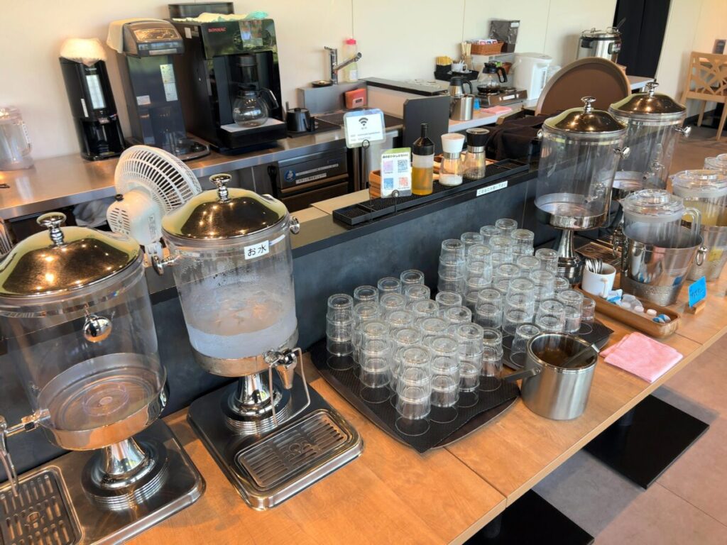 道の駅かみしほろ レストラン ドリンクバー スープバー