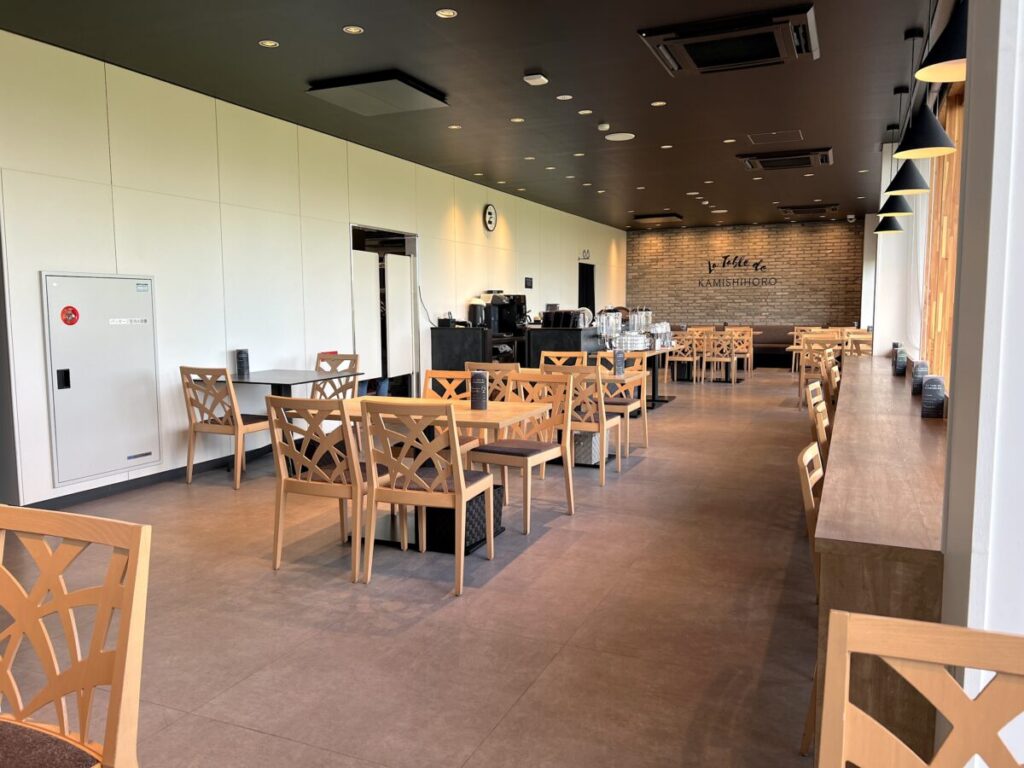 道の駅かみしほろ レストラン 店内様子