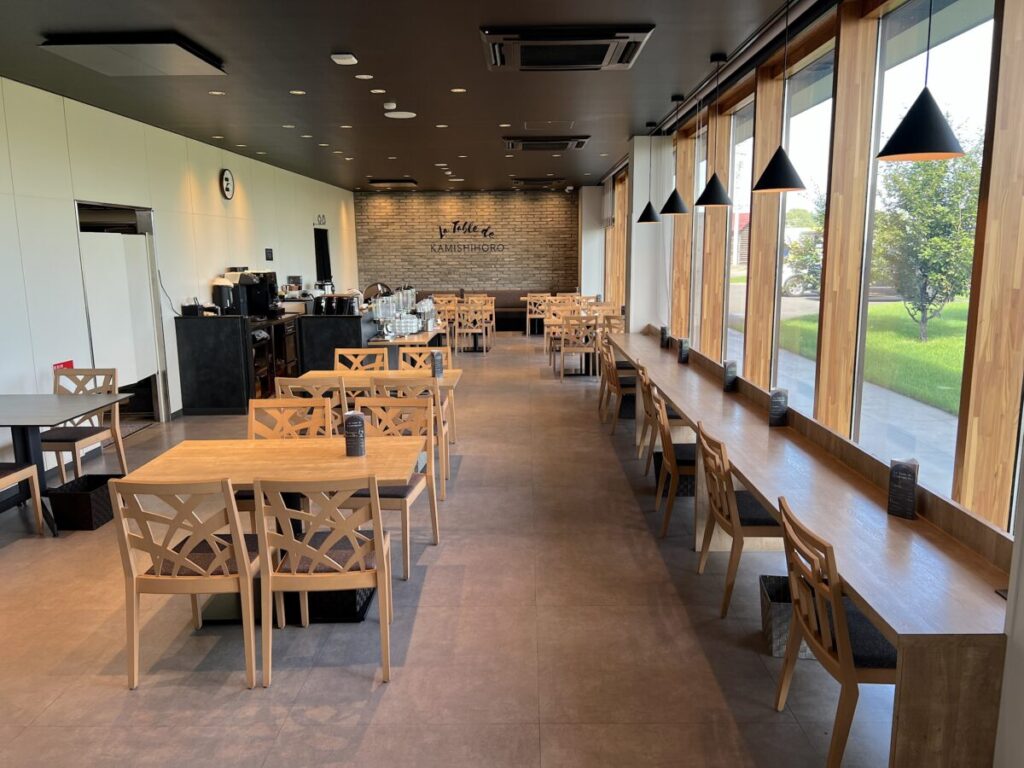道の駅かみしほろ レストラン 店内様子