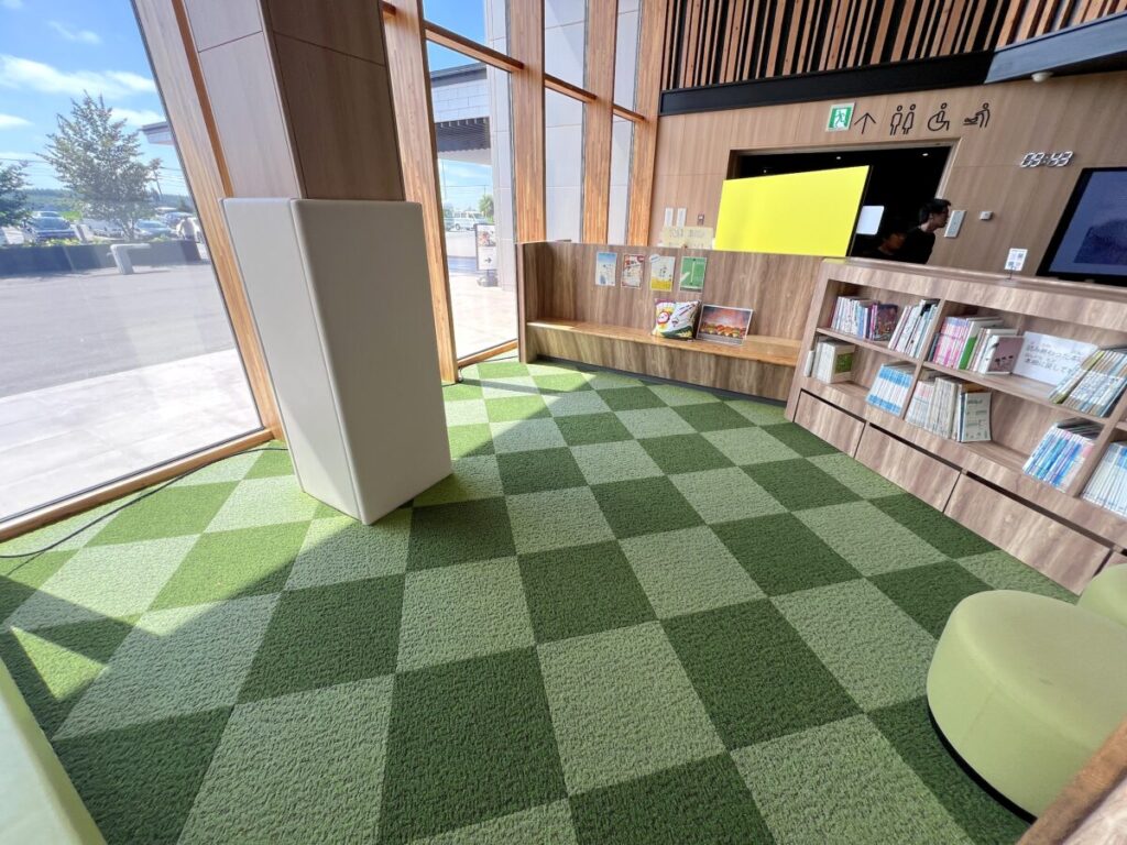 道の駅かみしほろ 建物内 休憩スペース