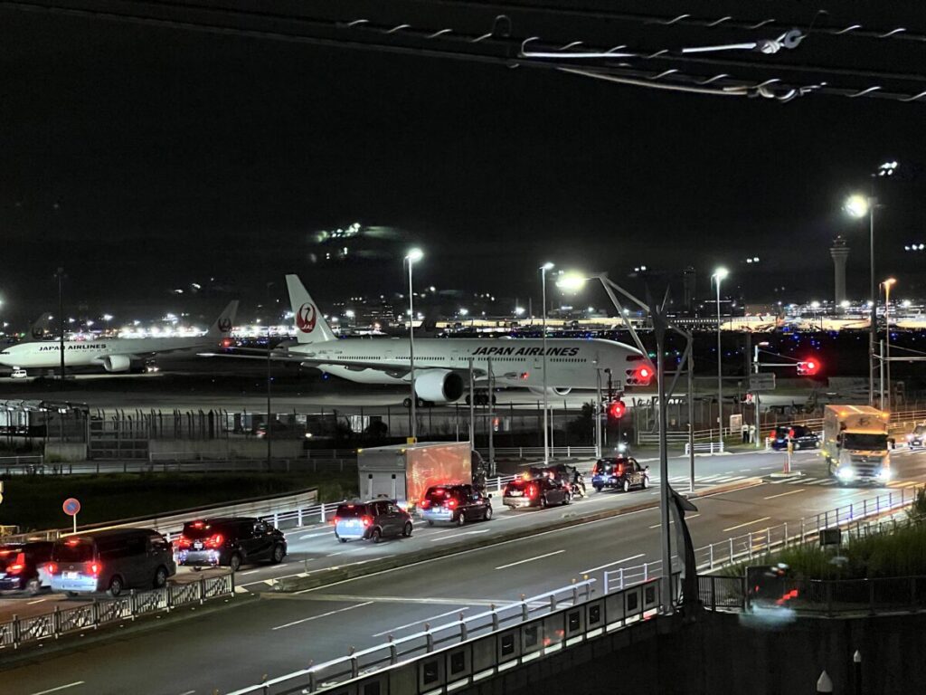 京急EXイン羽田 客室 部屋からの眺め 夜景