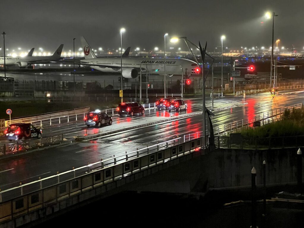京急EXイン羽田 客室 部屋からの眺め 夜景